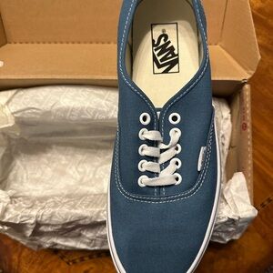 Vans Teal Canvas Sneakers